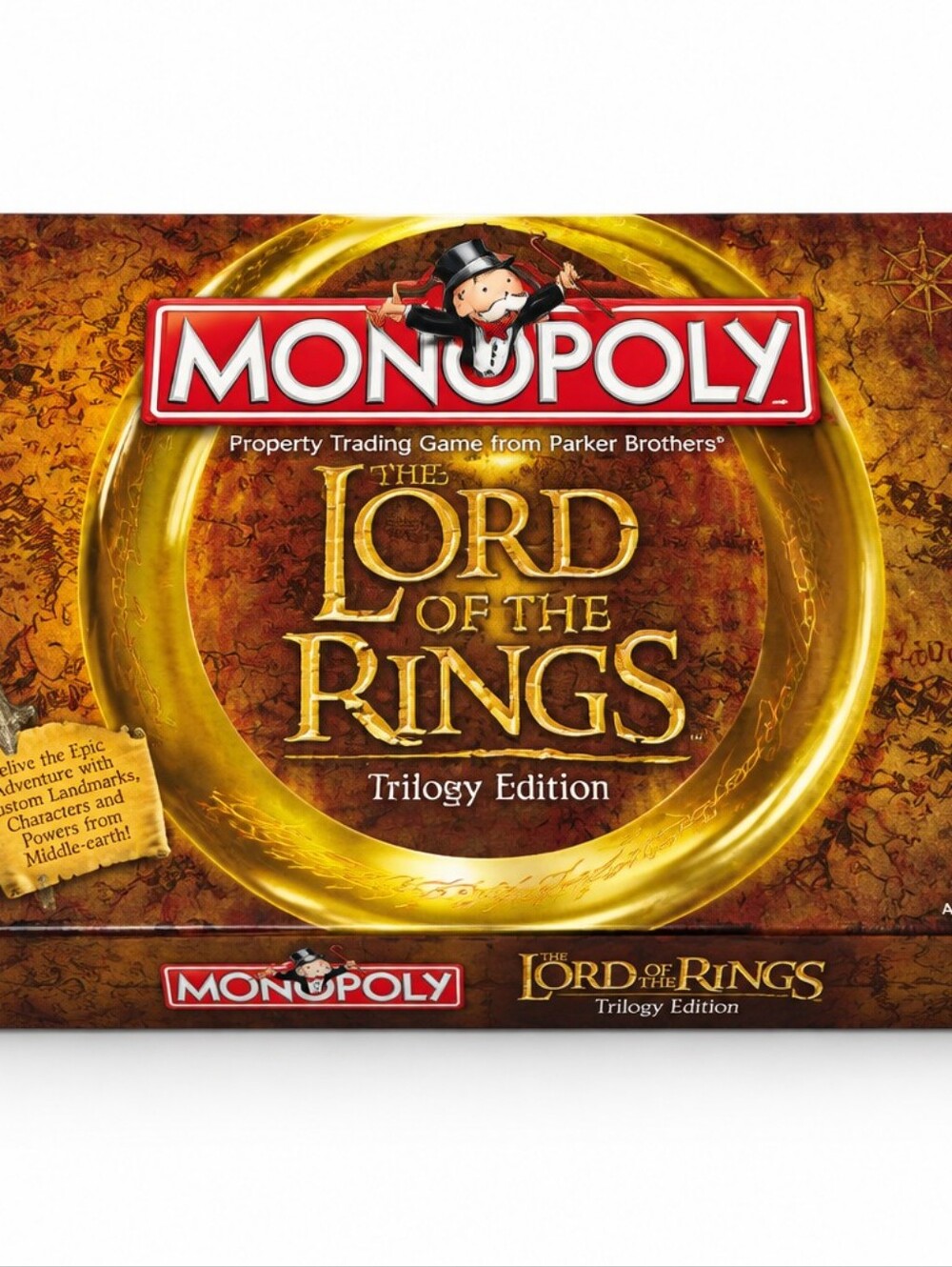 Monopoly The Lord of the Rings Trilogy Edition Board Game - New